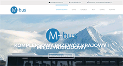 Desktop Screenshot of mbus.com.pl